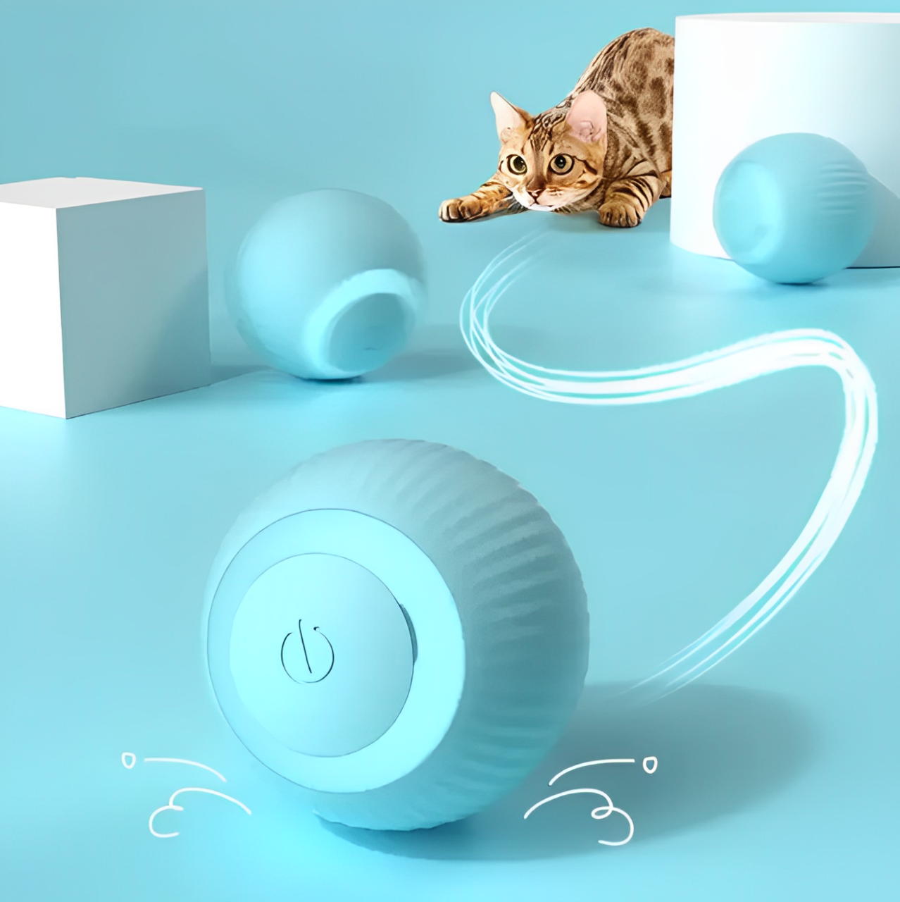 Pelota interactiva LED para Gatos
