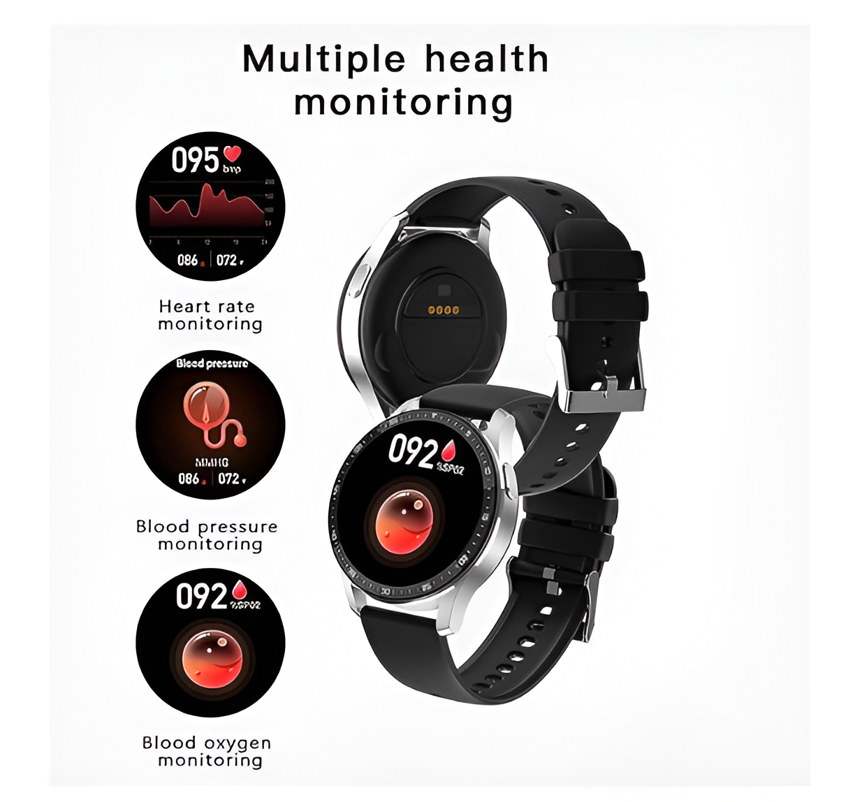 Smartwatch con auriculares - Reloj inteligente con audifonos